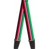 Guitar Strap - Zarape1 Horizontal Red White Green