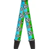Guitar Strap - Zebra Cartoon