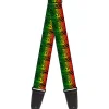 Guitar Strap - Zebra Head Rasta