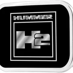 H2 Framed FCG Black/Silver - Chrome Rock Star Buckle