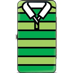 Hinged Wallet - Blue's Clues Steve's Handy Dandy Notebook Thinking Chair + Stripes Paw Greens Red Blue