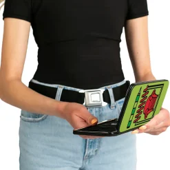 Hinged Wallet - Blue's Clues Steve's Handy Dandy Notebook Thinking Chair + Stripes Paw Greens Red Blue