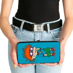 Hinged Wallet - Chuckie Pose + Saturn Blue
