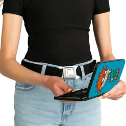 Hinged Wallet - Chuckie Pose + Saturn Blue