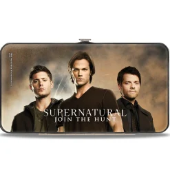 Hinged Wallet - Dean, Sam & Castiel Group SUPERNATURAL JOIN THE HUNT