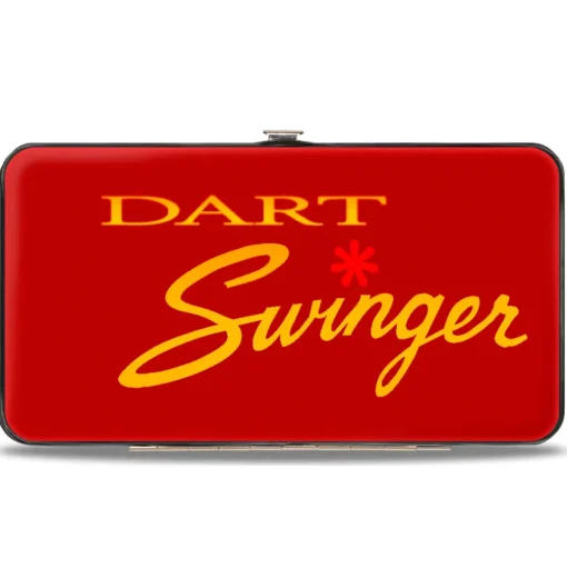 Hinged Wallet - Dodge DART SWINGER Script Reds Yellow-Fade