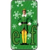 Hinged Wallet - Elf Buddy the Elf Logo Pose Snowflakes Greens White