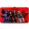 Hinged Wallet - GI Joe COBRA Agents Group Pose and Logo Reds