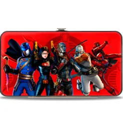 Hinged Wallet - GI Joe COBRA Agents Group Pose and Logo Reds