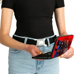 Hinged Wallet - GI Joe COBRA Agents Group Pose and Logo Reds