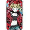 Hinged Wallet - Harley Quinn Pudding Anime Poses and Icons Collage Red/Black