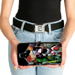 Hinged Wallet - Harley Quinn Issue #3 Poison Ivy & Harley Quinn Cover Pose Batman Shadow