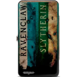 Hinged Wallet - HARRY POTTER 4-Hogwarts House Banners