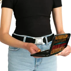 Hinged Wallet - HARRY POTTER 4-Hogwarts House Banners