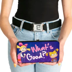 Hinged Wallet - Helga & Angelica WHAT's GOOD? Purples
