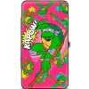 Hinged Wallet - KAPOW! Donatello Action Pose Scattered Turtle Action Poses Halftone Pinks