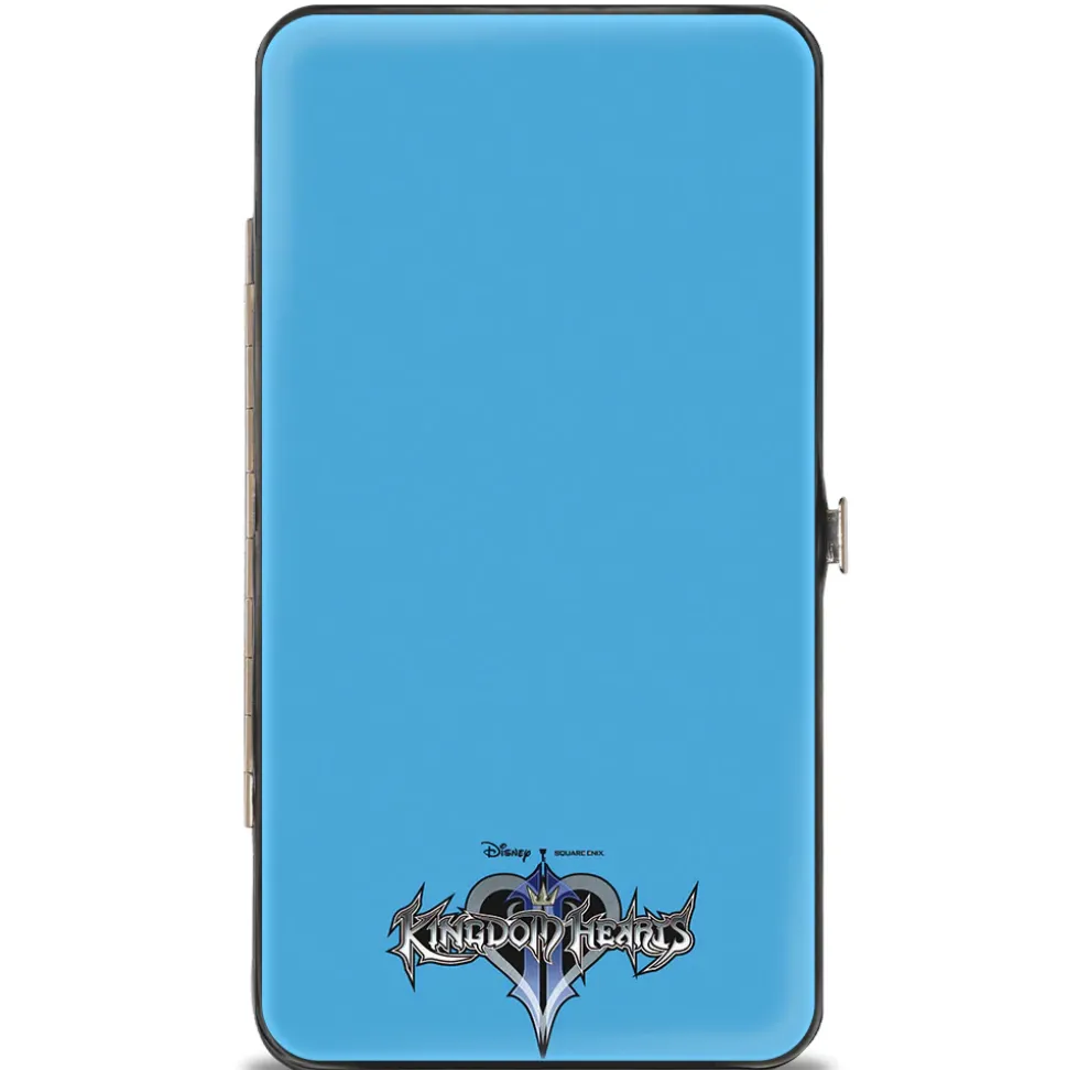 Hinged Wallet - KINGDOM HEARTS II 6-Character Group Pose Clouds Blues