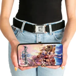 Hinged Wallet - KINGDOM HEARTS II 6-Character Group Pose Castle Pinks