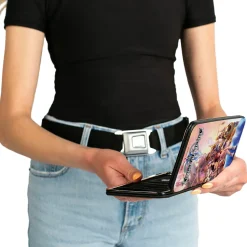 Hinged Wallet - KINGDOM HEARTS II 6-Character Group Pose Castle Pinks