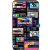Hinged Wallet - Nick 90's Rewind Mash Up Cassette Tapes Collage Black
