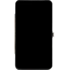 Hinged Wallet - Plain Black