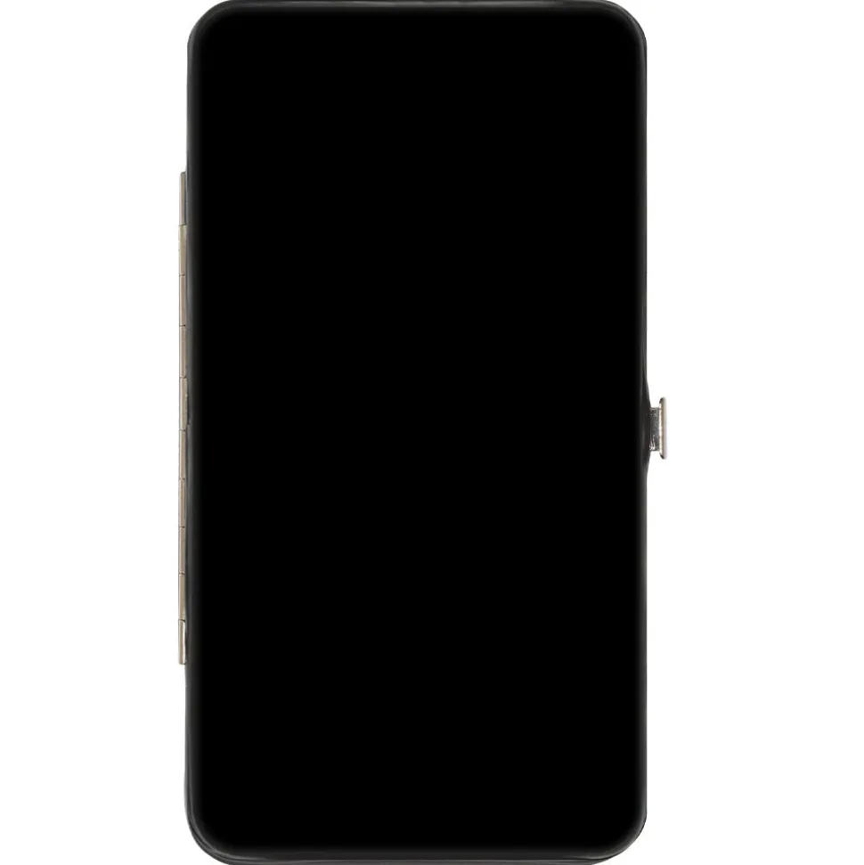 Hinged Wallet - Plain Black