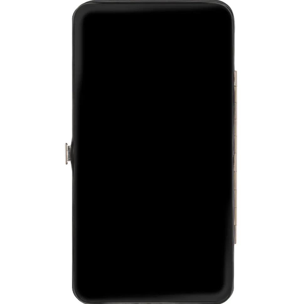 Hinged Wallet - Plain Black