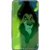 Hinged Wallet - Scar Lurking Pose Smoke Greens
