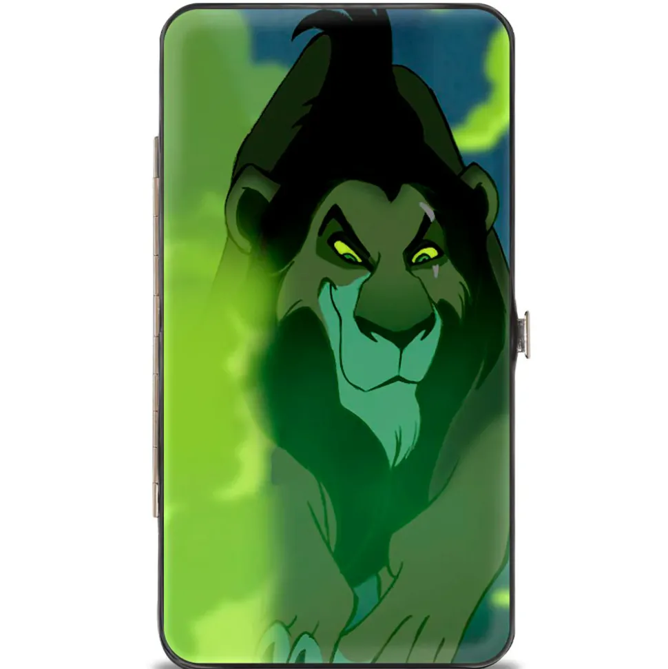 Hinged Wallet - Scar Lurking Pose Smoke Greens