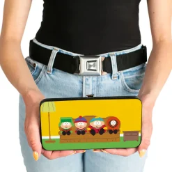 Hinged Wallet - SOUTH PARK Boys 8-Bit Couch Pose Yellow