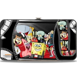 Hinged Wallet - SpongeBob Group on Red Carpet Film Strip