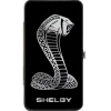 Hinged Wallet - Super Snake Cobra SHELBY Black Silvers
