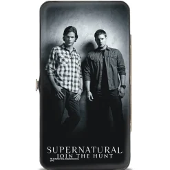 Hinged Wallet - SUPERNATURAL Winchster Brothers Black White