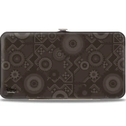 Hinged Wallet - The Lion King Scar Pose Tribal Pattern Browns