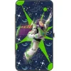 Hinged Wallet - Toy Story Buzz Lightyear Flight Pose + Space Ranger Logo Icons Blues Greens