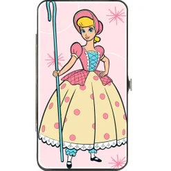 Hinged Wallet - Toy Story Bo Peep Standing Pose Pinks White