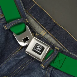 Honda Seatbelt Belt - Green Webbing