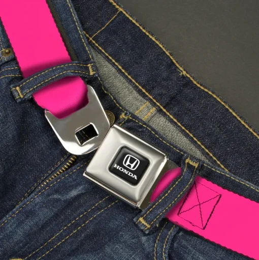 Honda Seatbelt Belt - Neon Pink Webbing