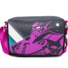 Horizontal Crossbody Wallet - Lightyear Zurg Silhouette Pose Black Purple Teal White