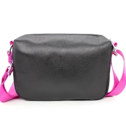 Horizontal Crossbody Wallet - Lightyear Zurg Silhouette Pose Black Purple Teal White