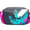 Horizontal Crossbody Wallet - Lightyear Buzz Silhouette Pose Black Teal Purple White