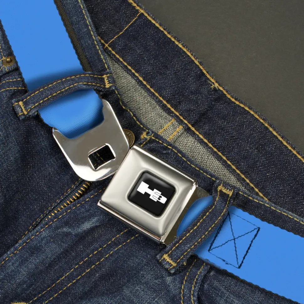 Hummer H3 Seatbelt Belt - Baby Blue Webbing