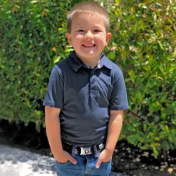 It Chapter Two Pennywise Face Full Color Black/Reds/Blues Seatbelt Belt - IT CHAPTER TWO Pennywise Face CLOSE-UP Black/Red/Blues Webbing