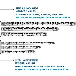 Jack Expression2 Full Color Seatbelt Buckle Collar - Nightmare Before Christmas 7-Jack Expressions CLOSE-UP Black/White