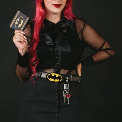 Keychain - Batman Full Color Black Yellow