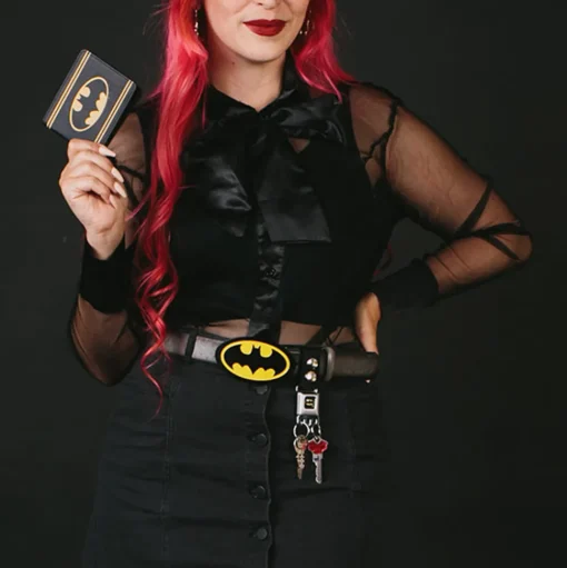 Keychain - Batman Full Color Black Yellow