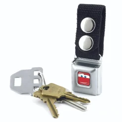 Keychain - Cars Lightning McQueen Smiley Face CLOSE-UP Full Color