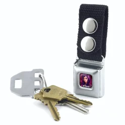 Keychain - Descendants Mal Pose Full Color Pinks Purples
