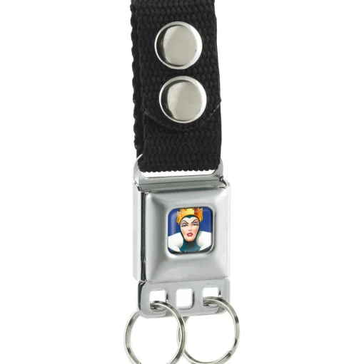 Keychain - Evil Queen Full Color Purple