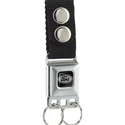Keychain - Ford Emblem - Black